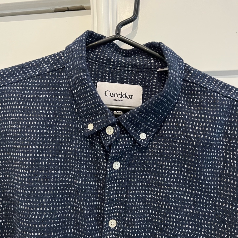 Corridor long sleeve button down XL